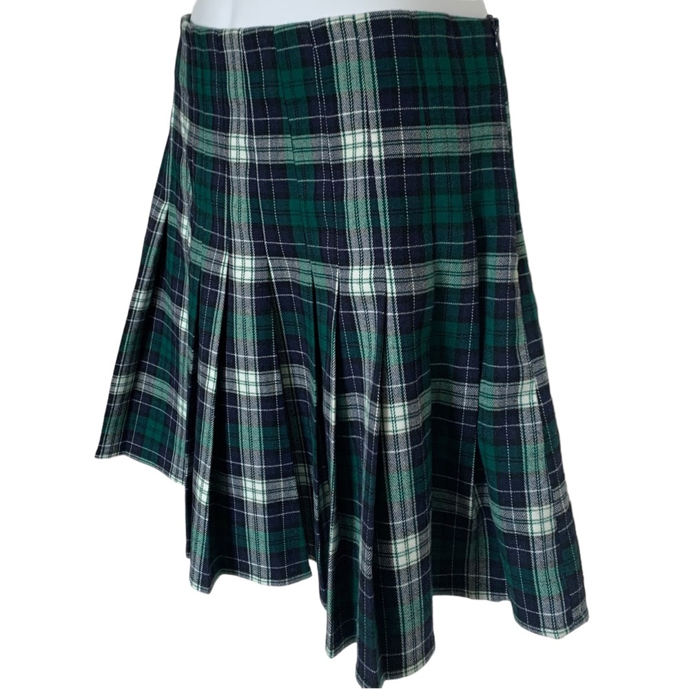 Brandy Melville Dana Plaid Pleated Mini Skirt - Picture 4 of 8